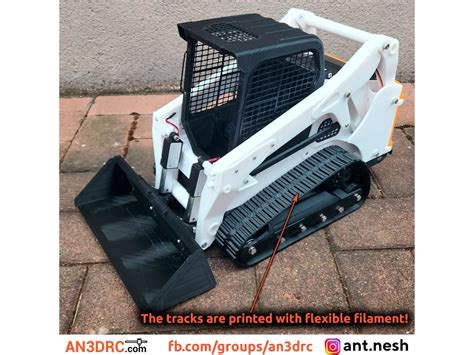 skid steer rc car with tracks for sale|3D Printed RC Tracked Skid Steer Loader in 1/8.5 scale .